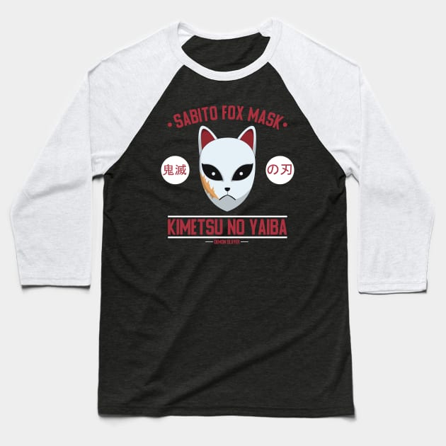 Sabito Mask Baseball T-Shirt by Kishumu